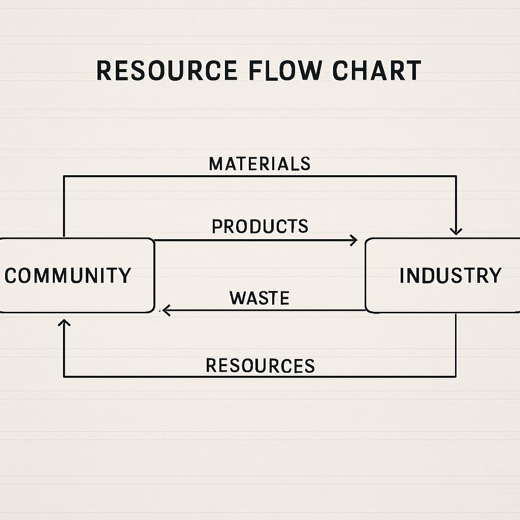 ```čeština Resource Flow Chart.```